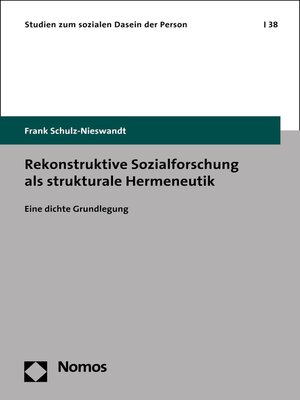 cover image of Rekonstruktive Sozialforschung als strukturale Hermeneutik